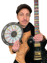 Load image into Gallery viewer, ColorMusic® ChordMap Circle of Fifths Tool - SEVENTHS version