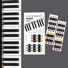 Load image into Gallery viewer, ColorMusic® PIANO Keyboard Labels