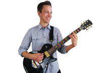 Load image into Gallery viewer, ColorMusic® GUITAR Fretboard Labels (STEEL string, Acoustic or Electric)