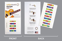 Load image into Gallery viewer, ColorMusic® GUITAR Fretboard Labels (STEEL string, Acoustic or Electric)