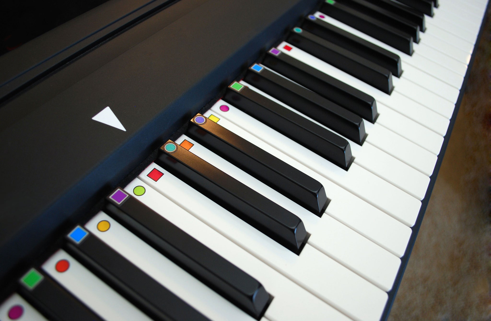 Color Piano Key Stickers