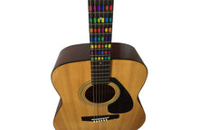 Load image into Gallery viewer, ColorMusic GUITAR Fretboard Labels (STEEL string, Acoustic or Electric)
